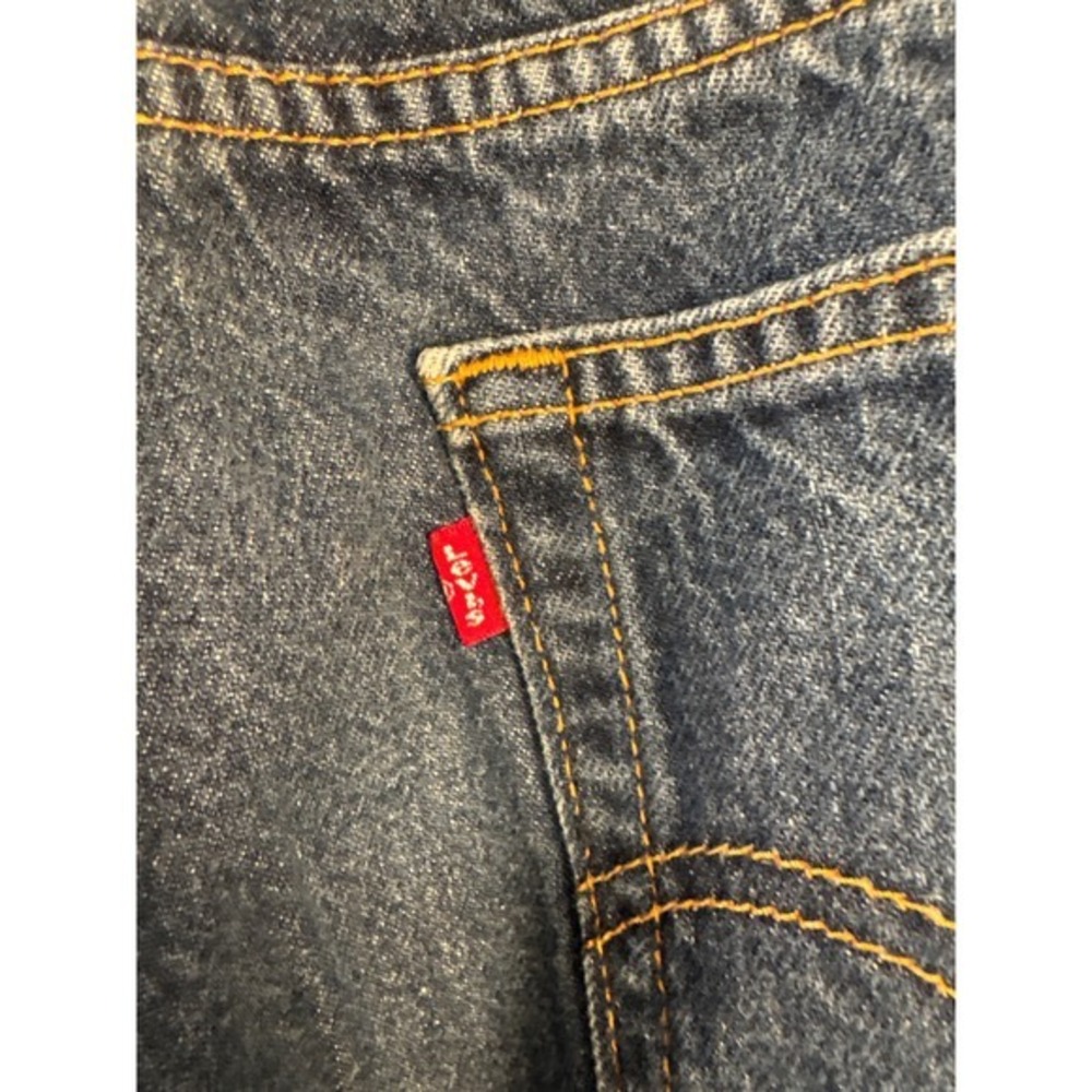 Levi's 517 Boot Cut Jeans Mens W36 L32 Blue Denim Boot Cut #1666 - Picture 8 of 9